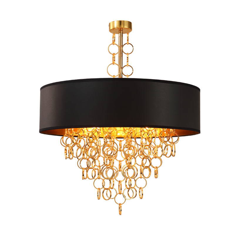Люстра Ritz Rings Chandelier Золотой Черный Люстра Ritz Rings Chandelier Золотой Черный в Барнауле | Loft Concept