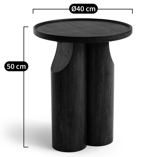 Круглый приставной стол из массива ореха Balu Wooden Side Table Круглый приставной стол из массива ореха Balu Wooden Side Table в Барнауле