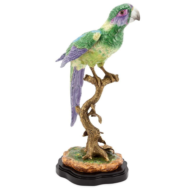 Статуэтка PARROT ATLANTIDE Мульти Бронза Черный Статуэтка PARROT ATLANTIDE Мульти Бронза Черный в Барнауле | Loft Concept