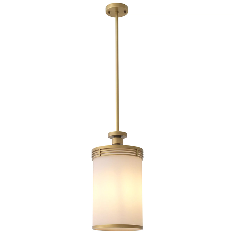Подвесной светильник Eichholtz Pendant Fayence Латунь Белый Подвесной светильник Eichholtz Pendant Fayence Латунь Белый в Барнауле | Loft Concept