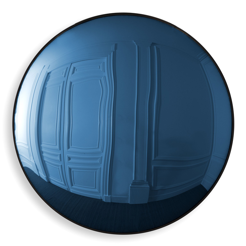 Настенный декор Eichholtz Mirror Pacifica Blue Синий Черный Настенный декор Eichholtz Mirror Pacifica Blue Синий Черный в Барнауле | Loft Concept