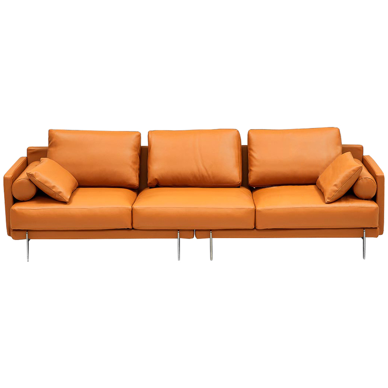 Диван Mosley Orange Sofa Оранжевый Оранжевый Диван Mosley Orange Sofa Оранжевый Оранжевый в Барнауле | Loft Concept