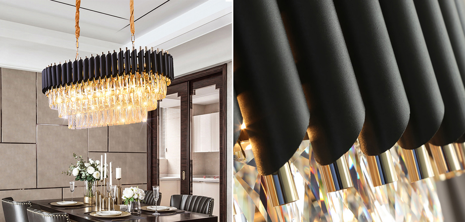 Люстра Empire Black Rectangular Chandelier Crystal Люстра Empire Black Rectangular Chandelier Crystal - Loft-Concept в Барнауле