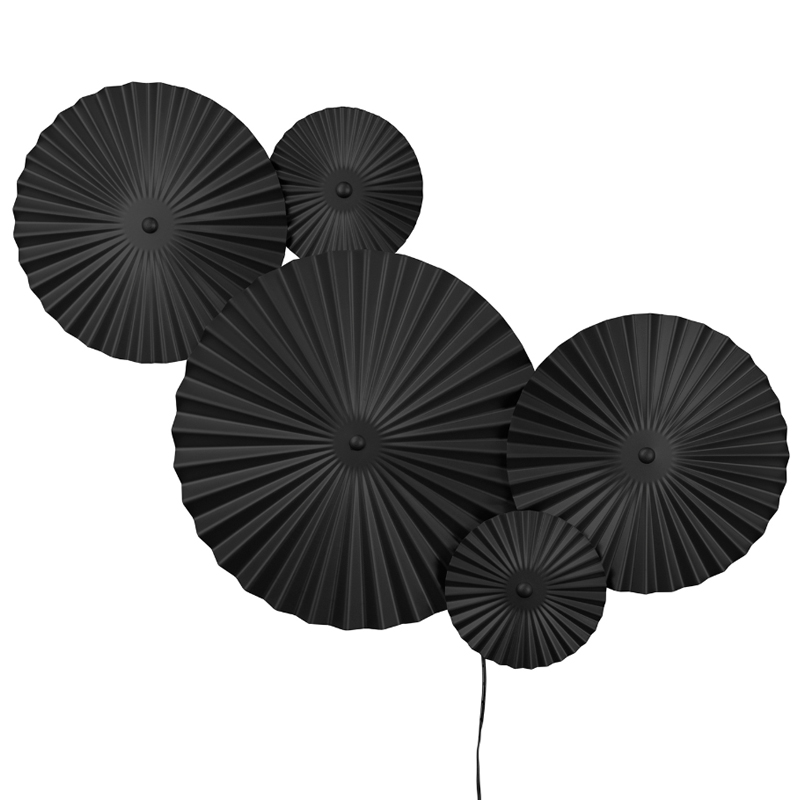 Wall lamp Omega BLACK Черный в Барнауле | Loft Concept 