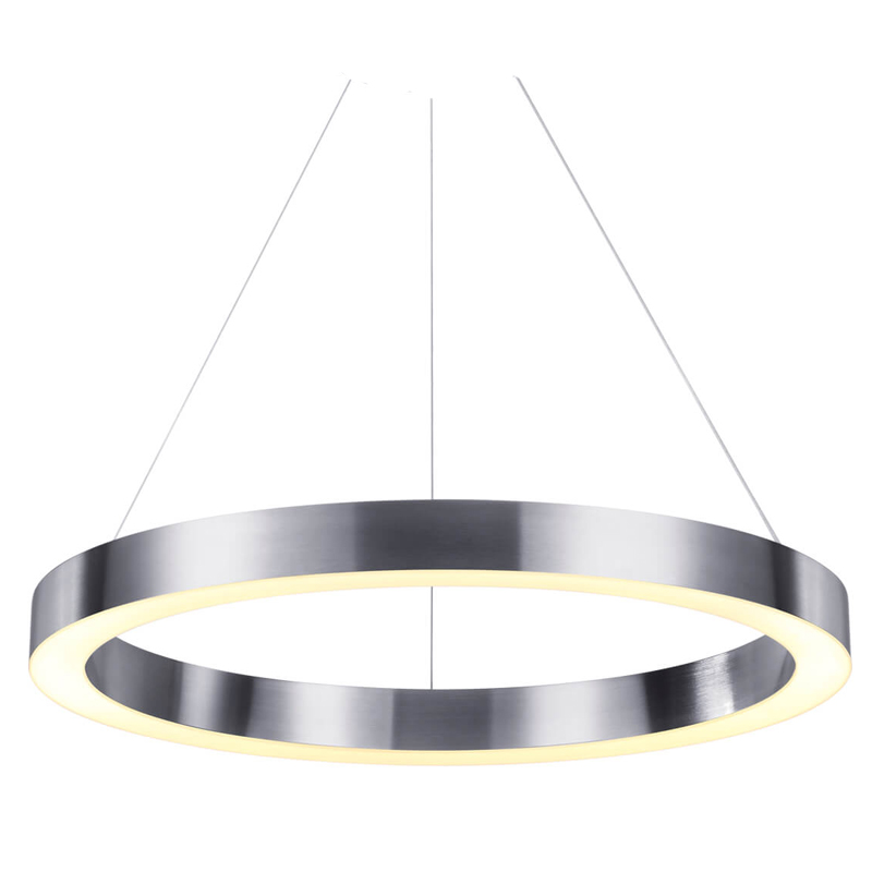 Подвесной светильник Nickel Ribbon Ring 60 Никель Подвесной светильник Nickel Ribbon Ring 60 Никель в Барнауле | Loft Concept