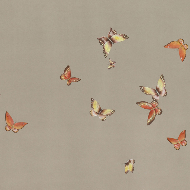 Обои ручная роспись Butterflies Echo on dyed paper Обои ручная роспись Butterflies Echo on dyed paper в Барнауле | Loft Concept