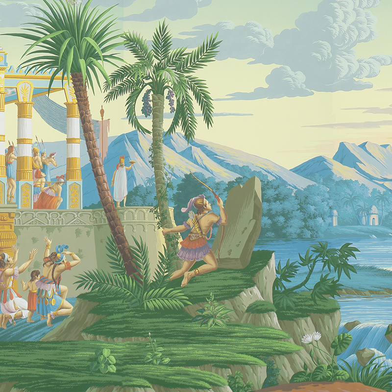 Обои ручная роспись The Incas Special Colourway on scenic paper Обои ручная роспись The Incas Special Colourway on scenic paper в Барнауле | Loft Concept