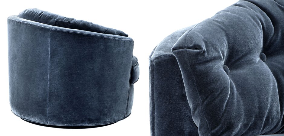 Кресло Eichholtz Chair Recla Blue Кресло Eichholtz Chair Recla Blue - Loft-Concept в Барнауле