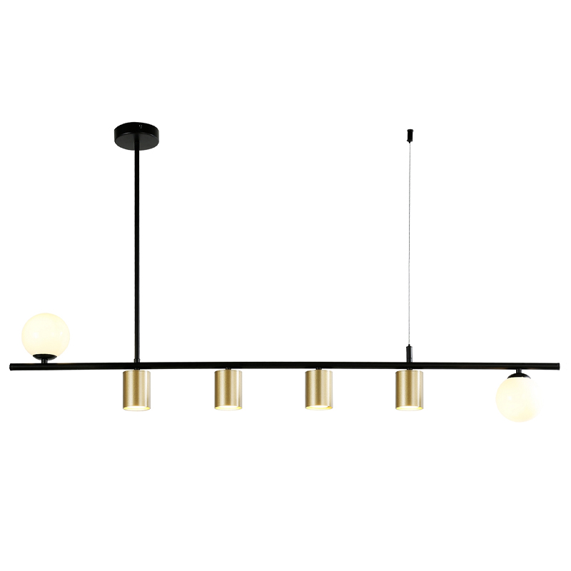 Люстра TRIBES CHANDELIER 2 вида плафонов Белый Золотой Черный в Барнауле | Loft Concept 