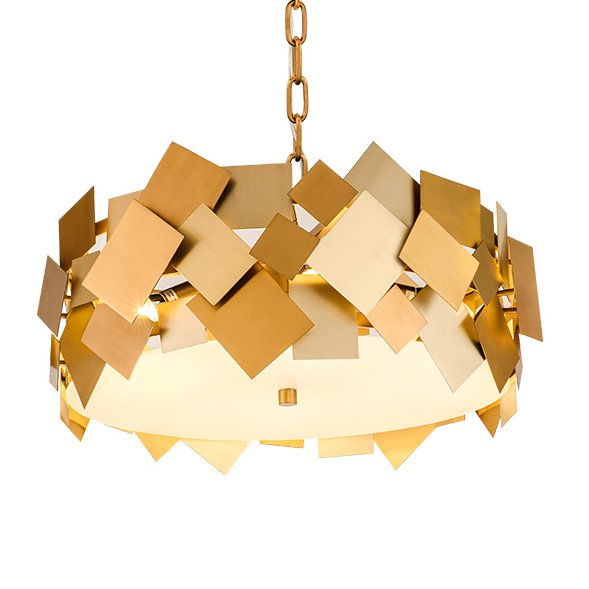 Люстра Gold Plate Chandelier 4 Люстра Gold Plate Chandelier 4 в Барнауле | Loft Concept