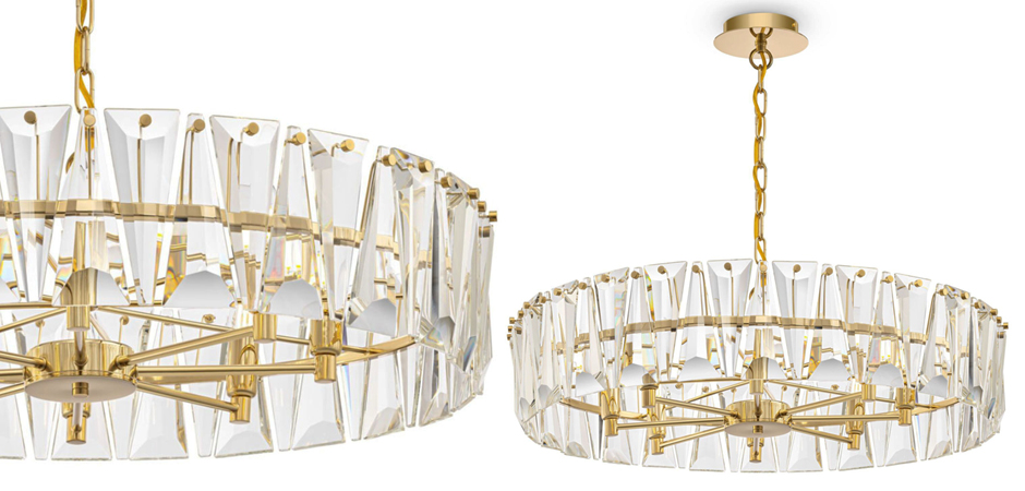 Люстра Ruby Crystal Chandelier Gold 75 Люстра Ruby Crystal Chandelier Gold 75 - Loft-Concept в Барнауле