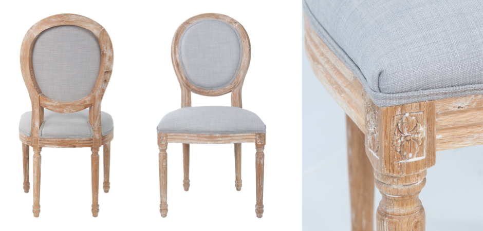 Стул French chairs Provence Light grey Chair Стул French chairs Provence Light grey Chair - Loft-Concept в Барнауле