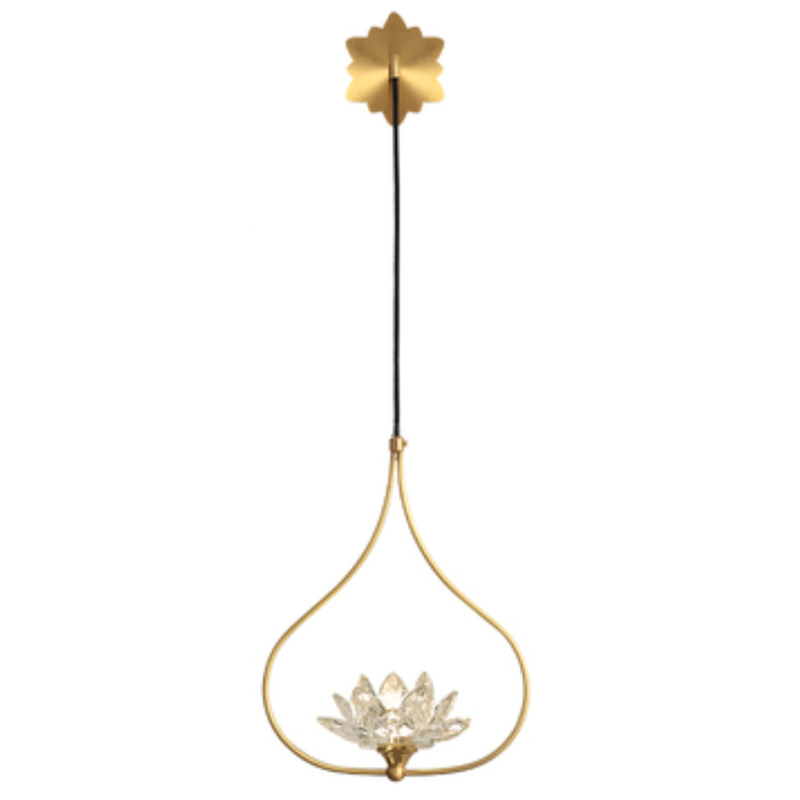 Бра Хрустальный Цветок Лотоса Lotus flower Wall Clear Glass B Латунь Прозрачное Стекло Бра Хрустальный Цветок Лотоса Lotus flower Wall Clear Glass B Латунь Прозрачное Стекло в Барнауле | Loft Concept