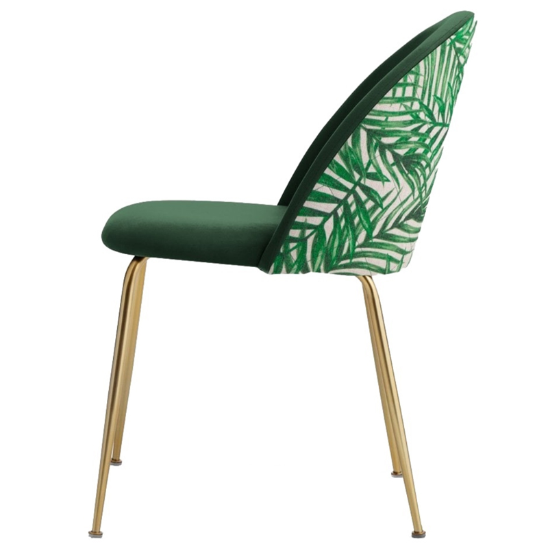 Tropical Leaves Chair Стул тропические листья Зеленый Золотой Tropical Leaves Chair Стул тропические листья Зеленый Золотой в Барнауле | Loft Concept