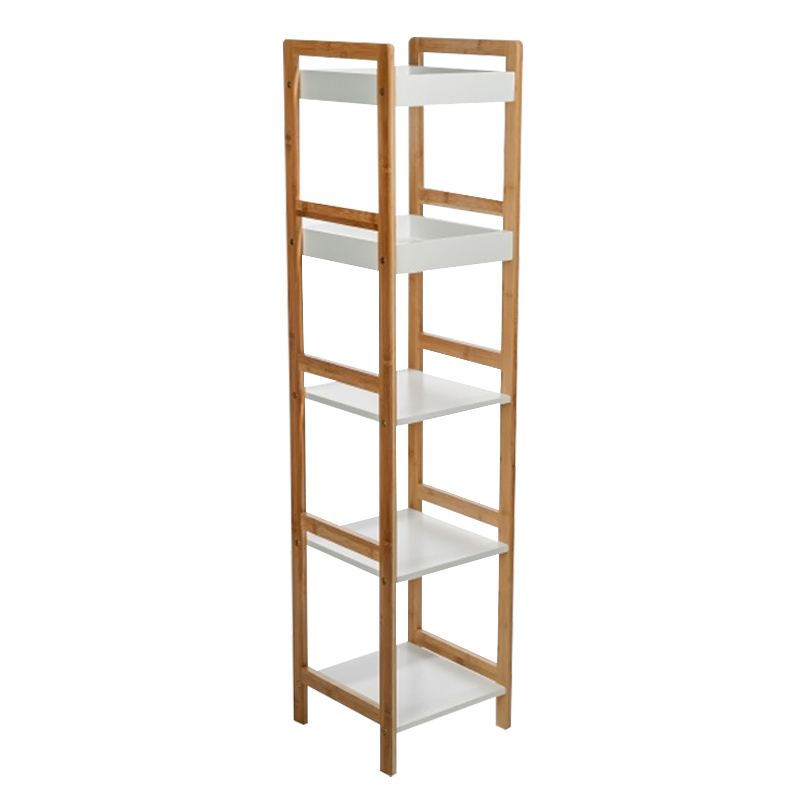 Стеллаж Stockholm White & Beige Slim Белый Бежевый Стеллаж Stockholm White & Beige Slim Белый Бежевый в Барнауле | Loft Concept