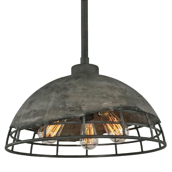 Подвесной светильник Stone industrial lamp 3 Серый (Gray) Подвесной светильник Stone industrial lamp 3 Серый (Gray) в Барнауле | Loft Concept