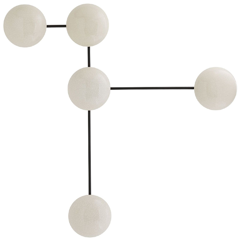 Бра GLAZE SCULPTURAL SCONCE Черный Белый Бра GLAZE SCULPTURAL SCONCE Черный Белый в Барнауле | Loft Concept