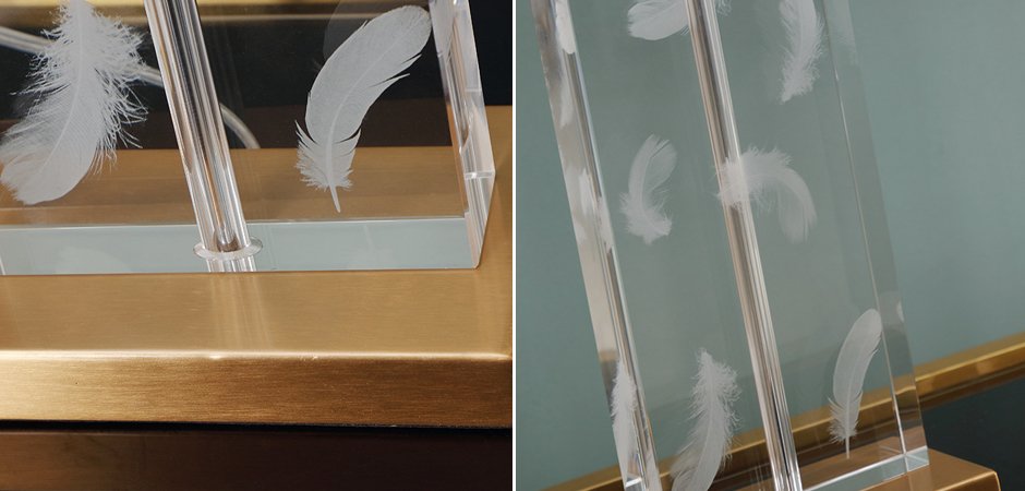 Настольная лампа Frozen Feathers Настольная лампа Frozen Feathers - Loft-Concept в Барнауле