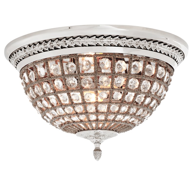Потолочный светильник Ceiling Lamp Kasbah Nickel Никель Прозрачное Стекло Потолочный светильник Ceiling Lamp Kasbah Nickel Никель Прозрачное Стекло в Барнауле | Loft Concept