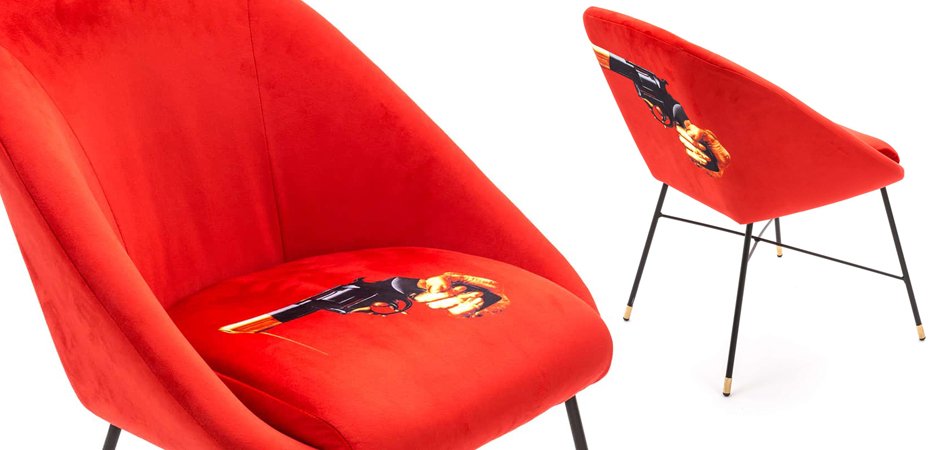 Полукресло Seletti Padded Chair Revolver Полукресло Seletti Padded Chair Revolver - Loft-Concept в Барнауле
