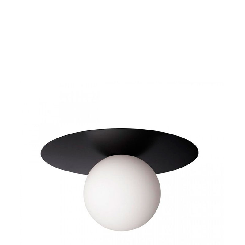 Светильник потолочный MATISSE Black 25 см Белый Черный Светильник потолочный MATISSE Black 25 см Белый Черный в Барнауле | Loft Concept
