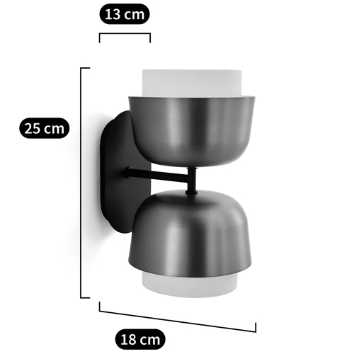Бра из металла с 2-мя плафонами Wilona Duo Wall Lamp в Барнауле