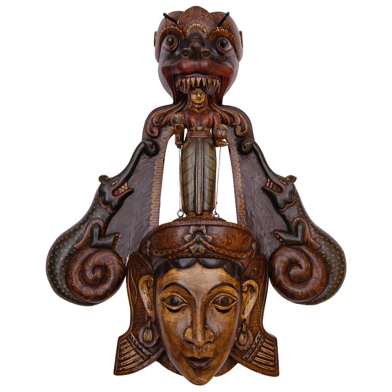 Маска Sri-Lanka Traditional Mask Шри-Ланка Коричневый Мульти Маска Sri-Lanka Traditional Mask Шри-Ланка Коричневый Мульти в Барнауле | Loft Concept