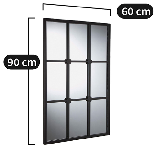 Зеркало-окно Rect Black 90 в Барнауле