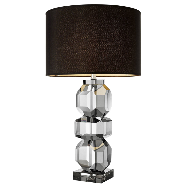 Настольная лампа Eichholtz Table Lamp Mornington Стекло Смок Черный Настольная лампа Eichholtz Table Lamp Mornington Стекло Смок Черный в Барнауле | Loft Concept