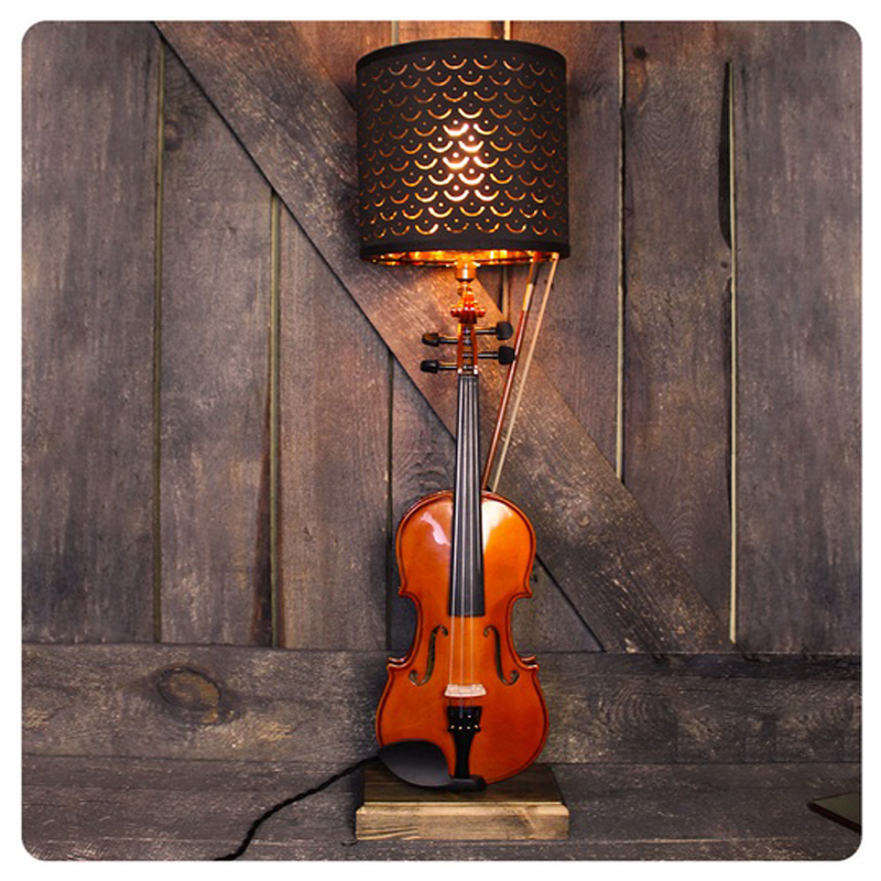 Настольная лампа Violin brown Коричневый Настольная лампа Violin brown Коричневый в Барнауле | Loft Concept