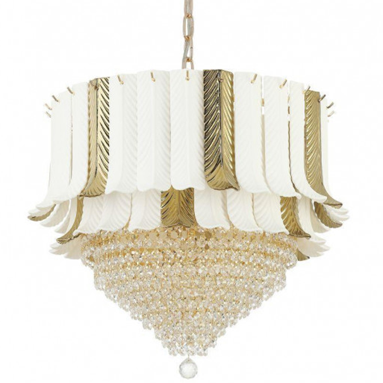 Люстра Aronson Chandelier 55 Прозрачный Золотой Люстра Aronson Chandelier 55 Прозрачный Золотой в Барнауле | Loft Concept