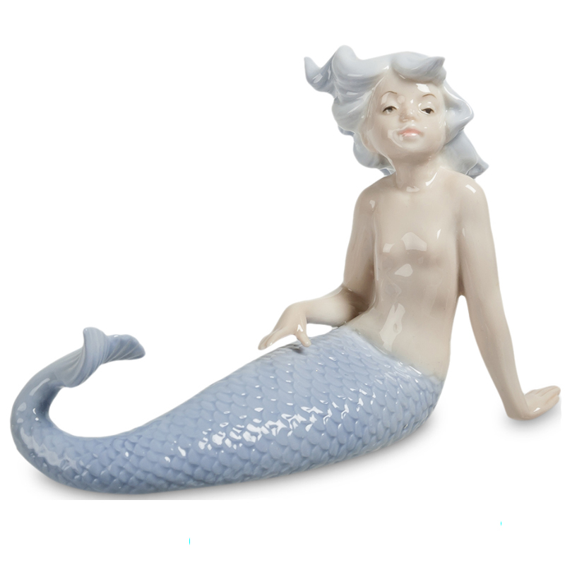 Статуэтка Mermaid Dreaming Бежевый Светло-голубой Статуэтка Mermaid Dreaming Бежевый Светло-голубой в Барнауле | Loft Concept