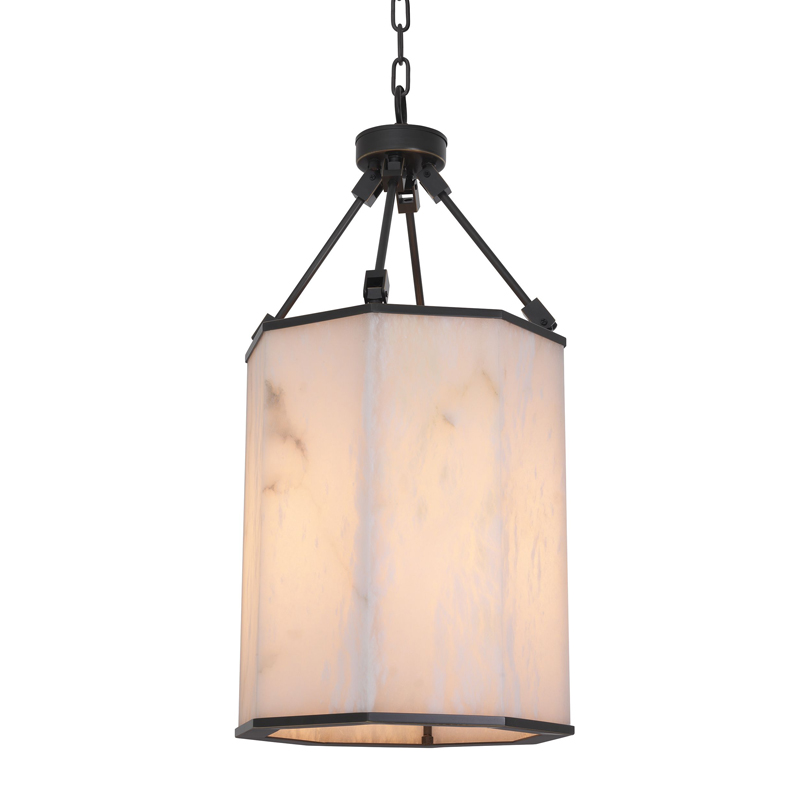 Подвесной светильник Eichholtz Chandelier Victoire S Белый Темная бронза Подвесной светильник Eichholtz Chandelier Victoire S Белый Темная бронза в Барнауле | Loft Concept