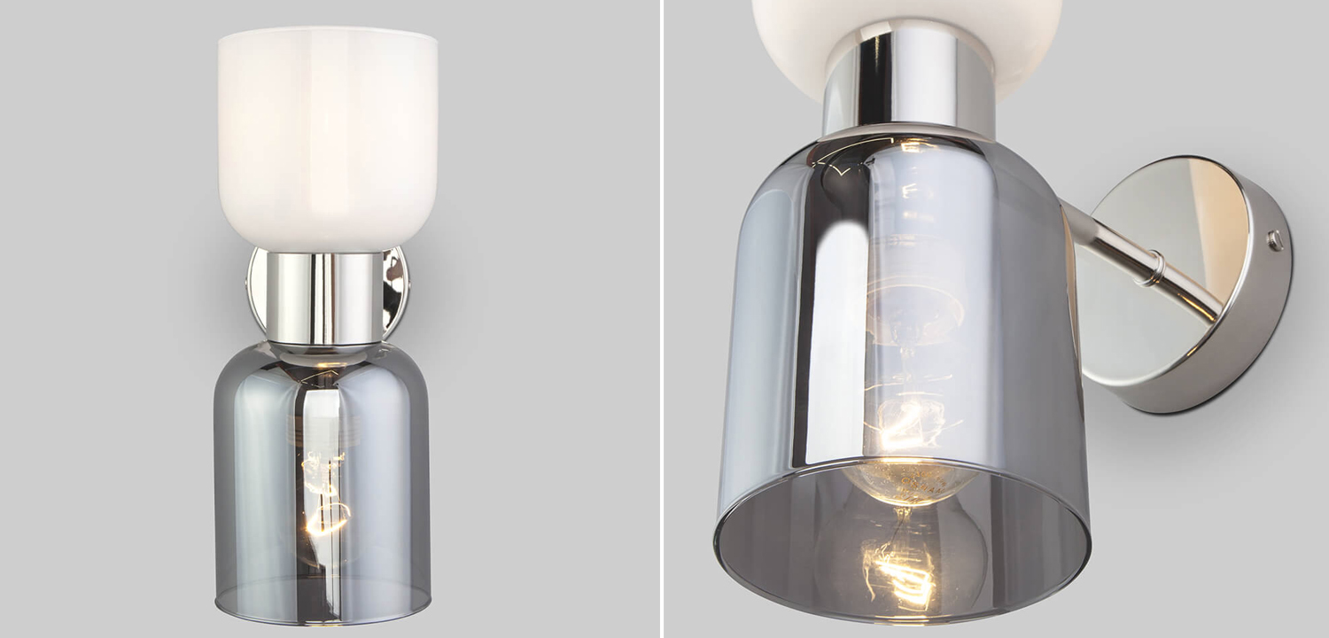 Бра Light maker studio Sconce white and smok - фото