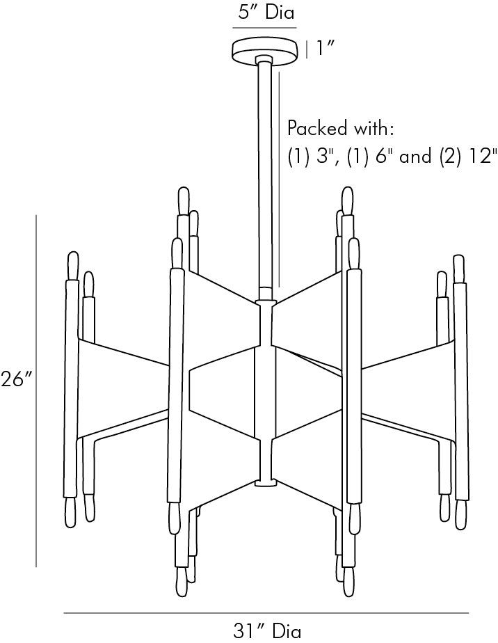 Люстра Arteriors DESKINS CHANDELIER Люстра Arteriors DESKINS CHANDELIER в Барнауле
