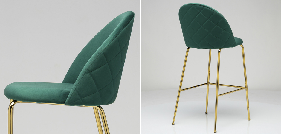 Барный стул Vendramin Bar Stool green Барный стул Vendramin Bar Stool green - Loft-Concept в Барнауле