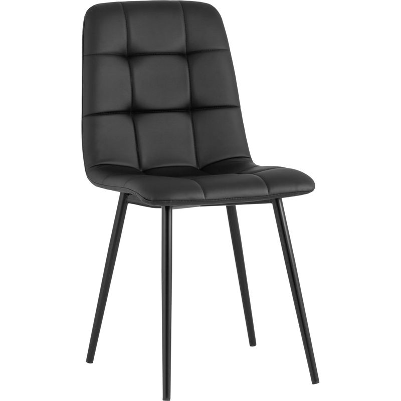 Стул NANCY S Chair Черная Экокожа Черный Стул NANCY S Chair Черная Экокожа Черный в Барнауле | Loft Concept