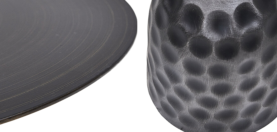 Приставной стол Cluster Surface Dark Nickel Side Table Приставной стол Cluster Surface Dark Nickel Side Table - Loft-Concept в Барнауле