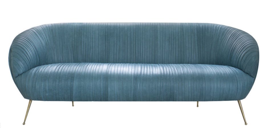 Софа Kelly Wearstler Souffle Settee Leather Софа Kelly Wearstler Souffle Settee Leather - Loft-Concept в Барнауле