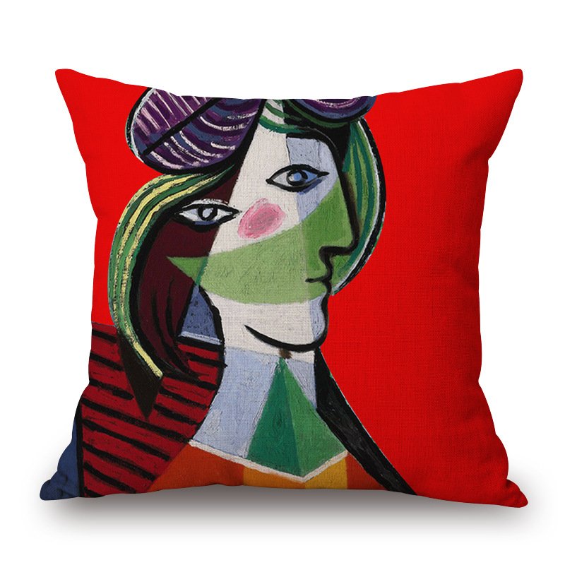 Декоративная подушка Picasso 1 Красный Декоративная подушка Picasso 1 Красный в Барнауле | Loft Concept