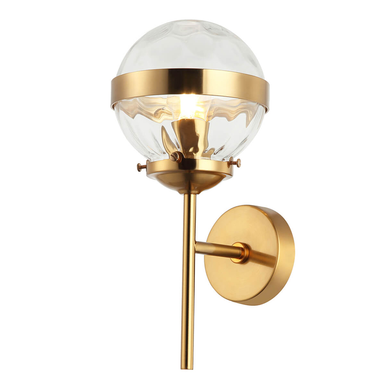 Бра Greyson Sconce Глянцевое золото Прозрачный Бра Greyson Sconce Глянцевое золото Прозрачный в Барнауле | Loft Concept