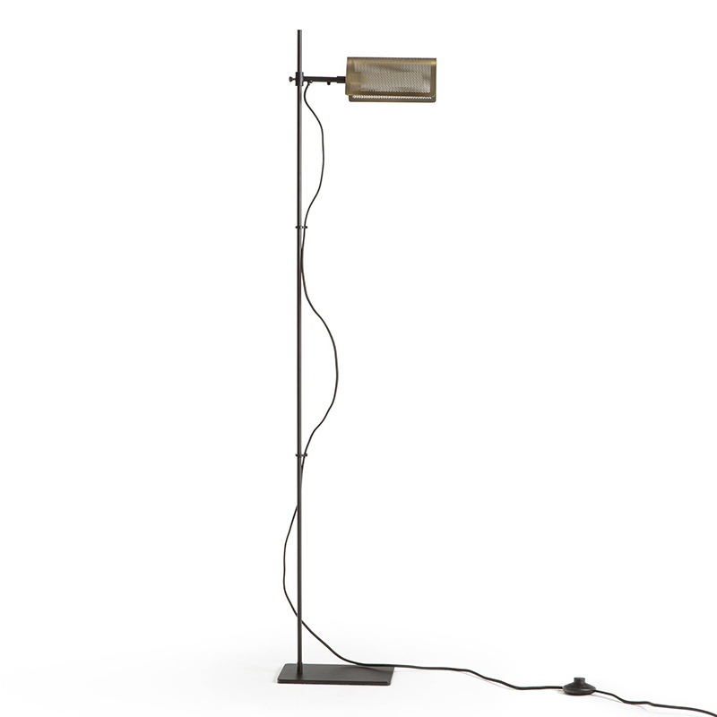 Торшер Zenon Floor lamp Черный Медь Торшер Zenon Floor lamp Черный Медь в Барнауле | Loft Concept