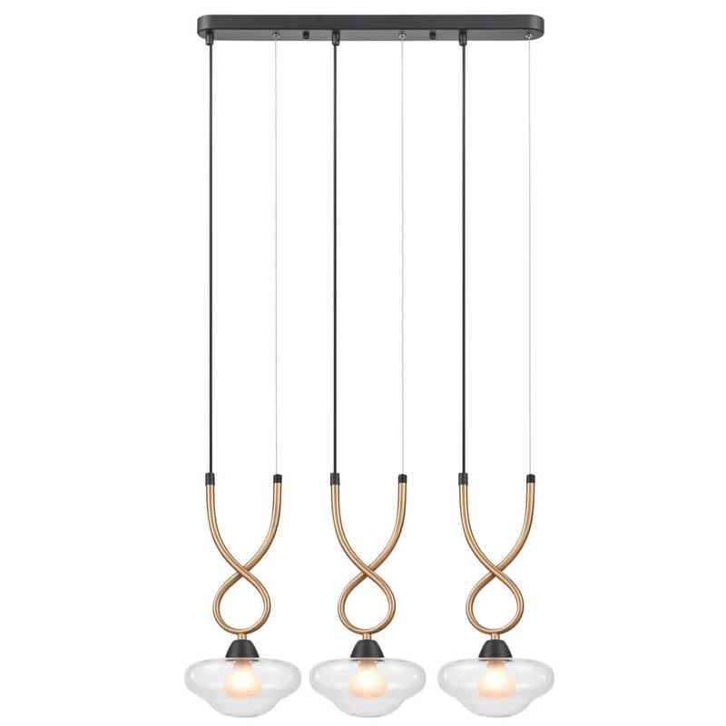Люстра Yolanda Chandelier Латунь Черный Люстра Yolanda Chandelier Латунь Черный в Барнауле | Loft Concept