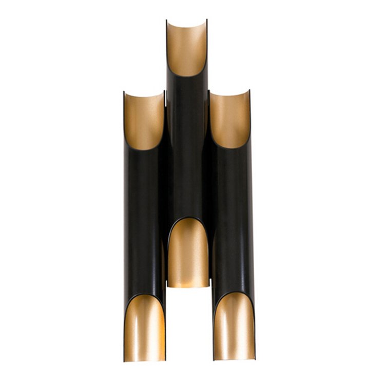Бра Galliano Triple by DELIGHTFULL Black Черный Золотой Бра Galliano Triple by DELIGHTFULL Black Черный Золотой в Барнауле | Loft Concept