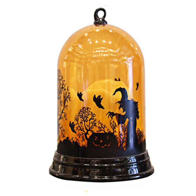 Фонарь Halloween Lantern Оранжевый Черный Фонарь Halloween Lantern Оранжевый Черный в Барнауле | Loft Concept