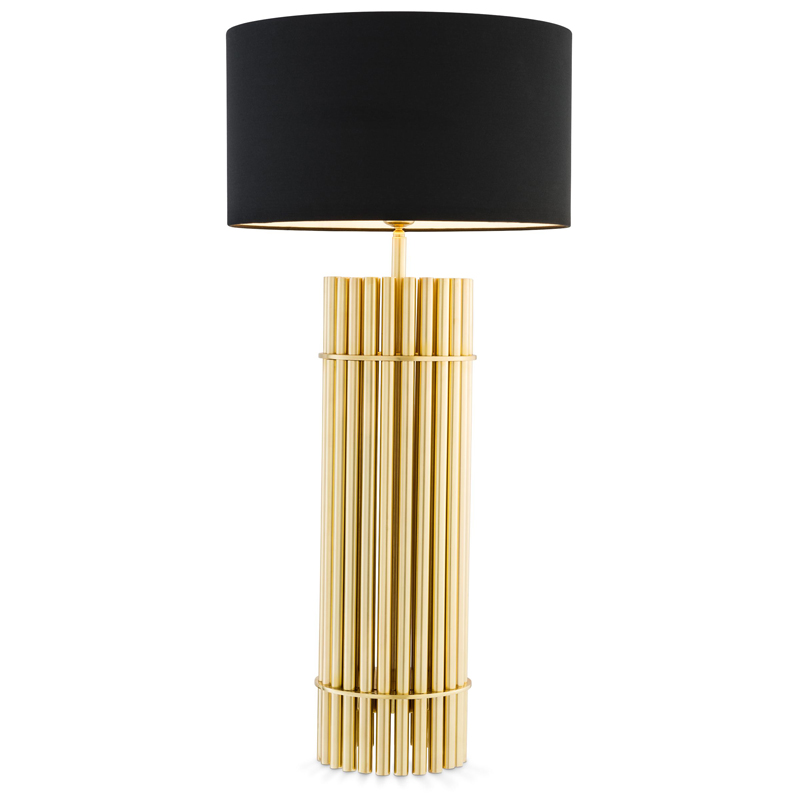 Настольная лампа Eichholtz Table Lamp Reef Латунь Черный Настольная лампа Eichholtz Table Lamp Reef Латунь Черный в Барнауле | Loft Concept