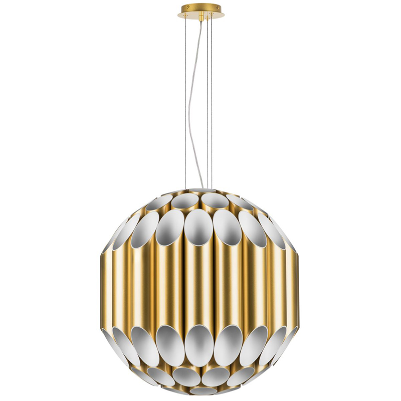 Люстра Garbi Gold Pipe Organ Chandelier 80 Золотой Белый Люстра Garbi Gold Pipe Organ Chandelier 80 Золотой Белый в Барнауле | Loft Concept