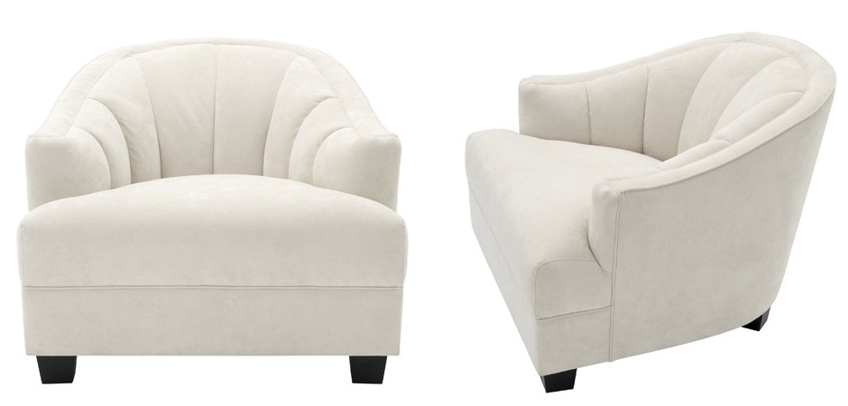 Кресло Eichholtz Chair Polaris Ecru Кресло Eichholtz Chair Polaris Ecru - Loft-Concept в Барнауле
