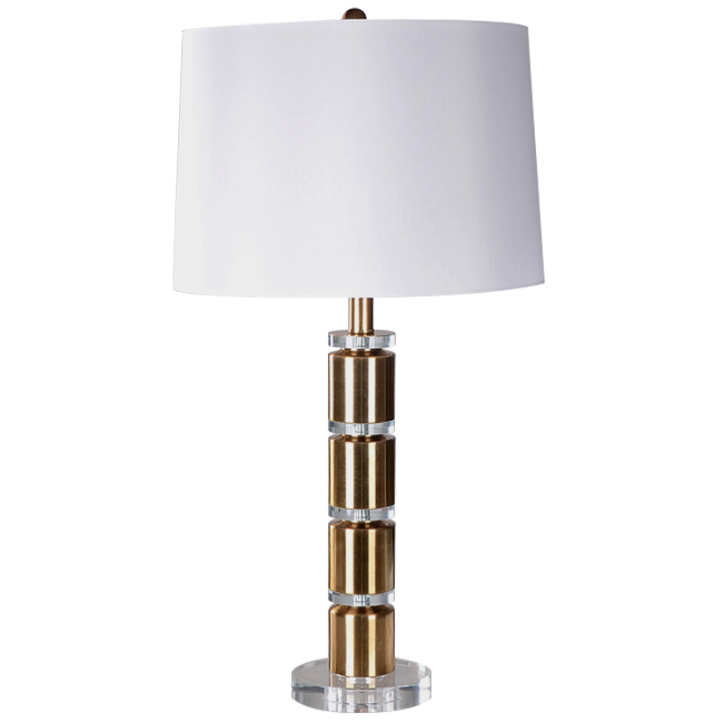Настольная лампа Beatrix Lampshade Table Lamp Молочный Прозрачное Стекло Латунь Настольная лампа Beatrix Lampshade Table Lamp Молочный Прозрачное Стекло Латунь в Барнауле | Loft Concept