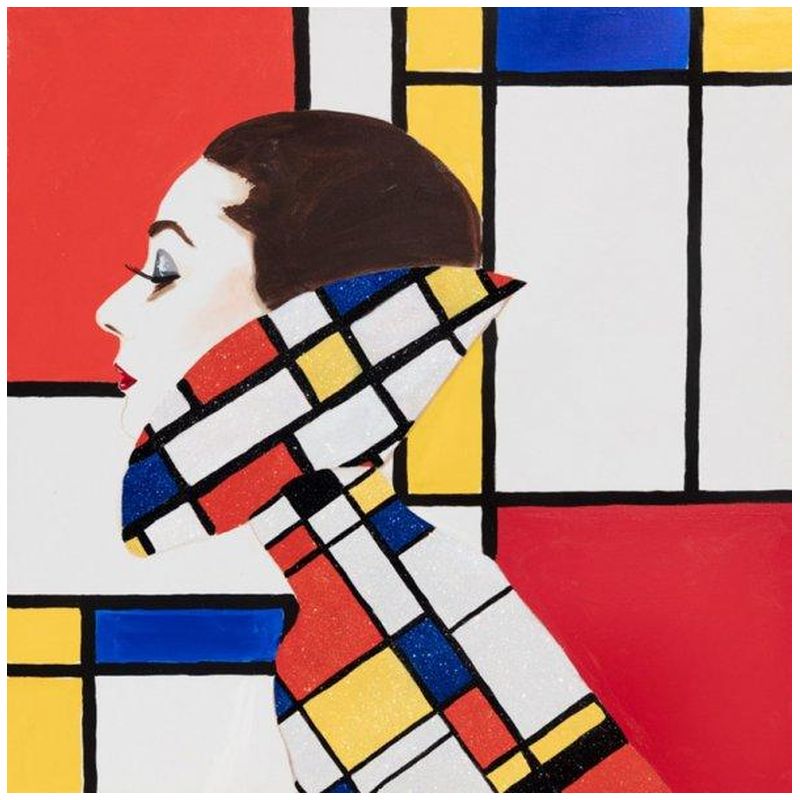 Картина She Dreamed of Mondrian Мульти Картина She Dreamed of Mondrian Мульти в Барнауле | Loft Concept